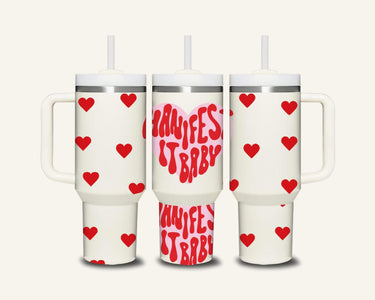 Manifest It Baby Tumbler with Side Handle